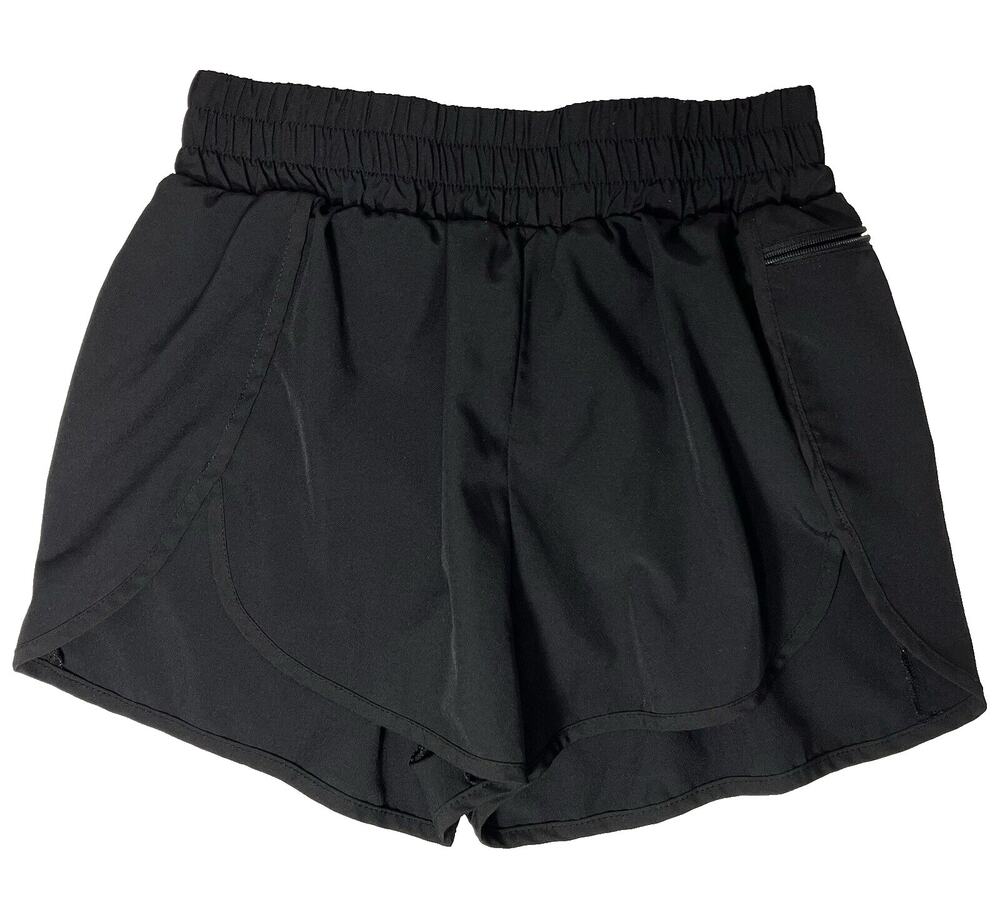 Blooming Jelly Black Lined Workout Running Shorts Size S